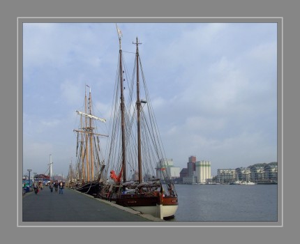 DSCF8690Segelschiffe im Flensburger Hafen